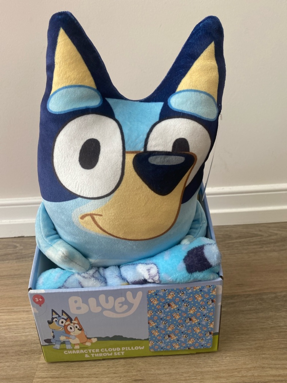 Bluey Character Cloud Pillow Plush and Blanket !